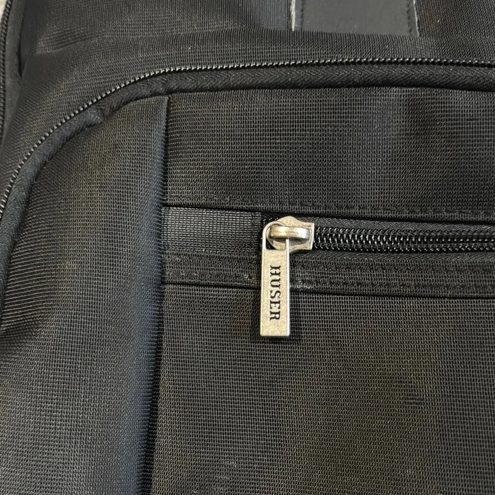 Black Briefcase with Sleek Design and Durable Material